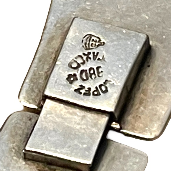 Vintage 1950s Gerardo Lopez Taxco Mexico Sterling silver 925 Rare Parure 4 pcs - Picture 17 of 17